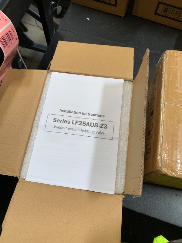 Photo 1 of LF25AUB-Z3 3/4-Inch Water Pressure Reducing Valve for Residential, Commercial, and Industrial Use - Water Pressure Regulator Adjustable 25–75 psi, Max 300 psi