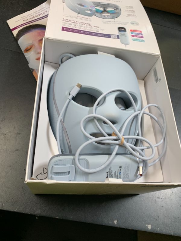 Photo 1 of Shark CryoGlow LED Face Mask with Under-Eye Cooling, Anti-Ageing & Blemish Repair, Red & Blue LED, Infrared Light Therapy, USB-C, Remote Control, Storage Bag, Blue Frost, FW312