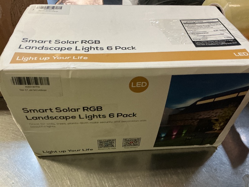 Photo 1 of SUNTHIN 6-Pack Smart Bluetooth Solar Landscape Lights