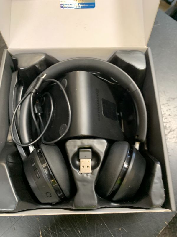 Photo 1 of Soothielec Wireless Headset with Mic for Work, Bluetooth 5.3