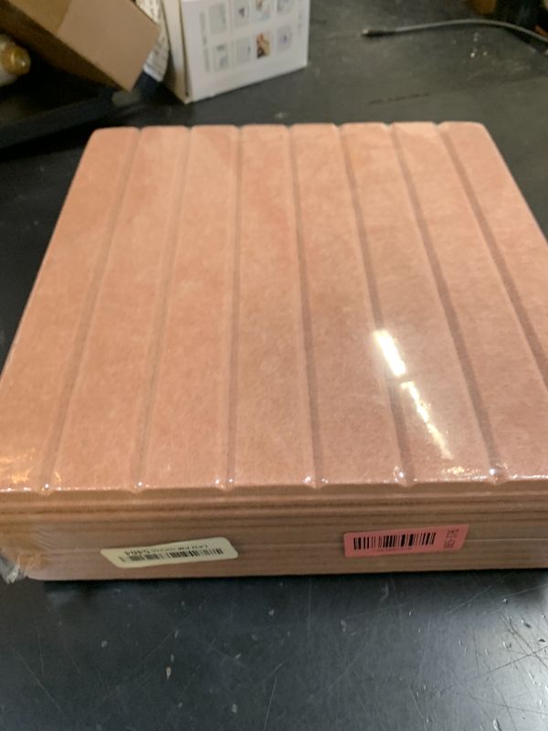 Photo 1 of Bumusty 48"x 36" Felt Bulletin Board Tiles, Terracotta