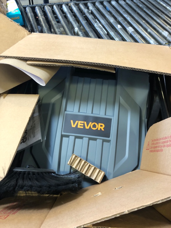 Photo 1 of VEVOR Plate Compactor, 130W Output Electric Ground Rammer, 5 kN Force, 3.9 in Depth, 16 m/min Speed, 3304 sq.ft/h Efficiency, Gas Powered Soil Compaction Machine for Driveway, Pavement, Landscaping