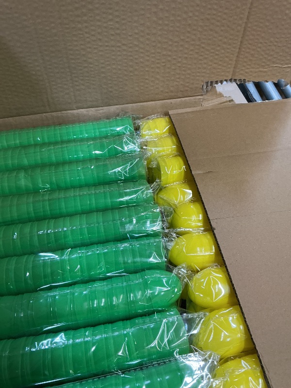 Photo 1 of NEWBEA 2000 Pcs Easter Eggs,2.4" Assorted Bright Colors Plastic Easter Eggs Easter Eggs Empty for Easter Hunt, Basket Stuffers Fillers, Easter Themed Decorations
