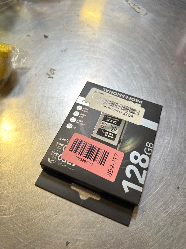 Photo 1 of Lexar 128GB CFexpress Type B Silver 2.0 Card