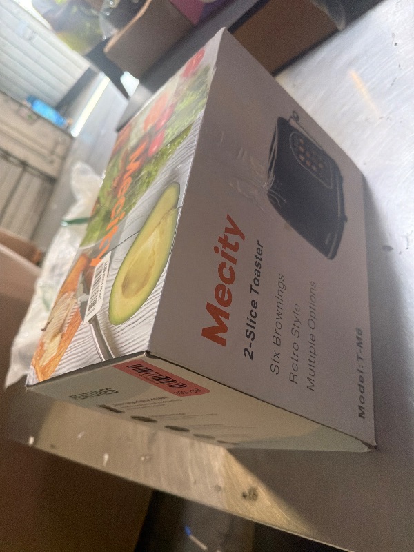 Photo 1 of Mecity Retro 2-Slice Toaster