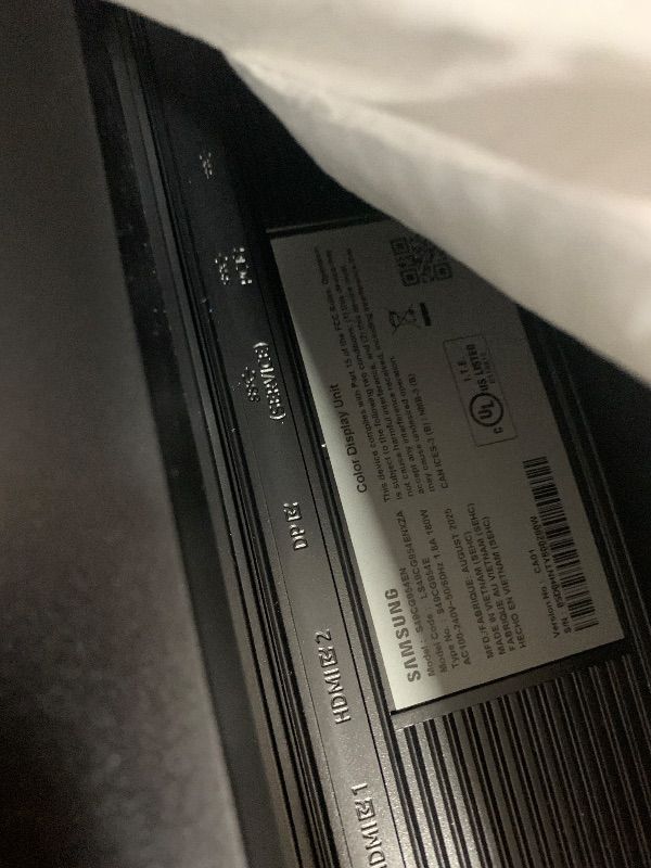 Photo 1 of Samsung Odyssey G9 Series DQHD Gaming Monitor