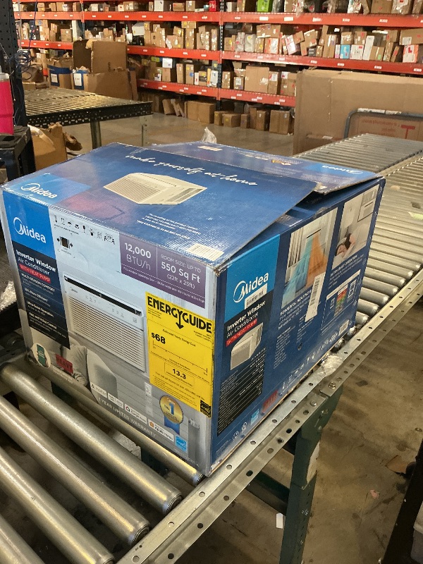 View 4 of Midea 12,000 BTU Window Air Conditioner with Heat, 550 Sq Ft