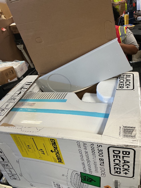 Photo 1 of BLACK+DECKER Portable Air Conditioner, 9,000 BTU