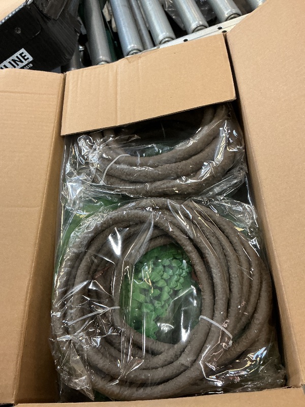 Photo 1 of Preboun 104 Pc Artificial Rattan Vine & Palm Leaf Kit - 40 Ft