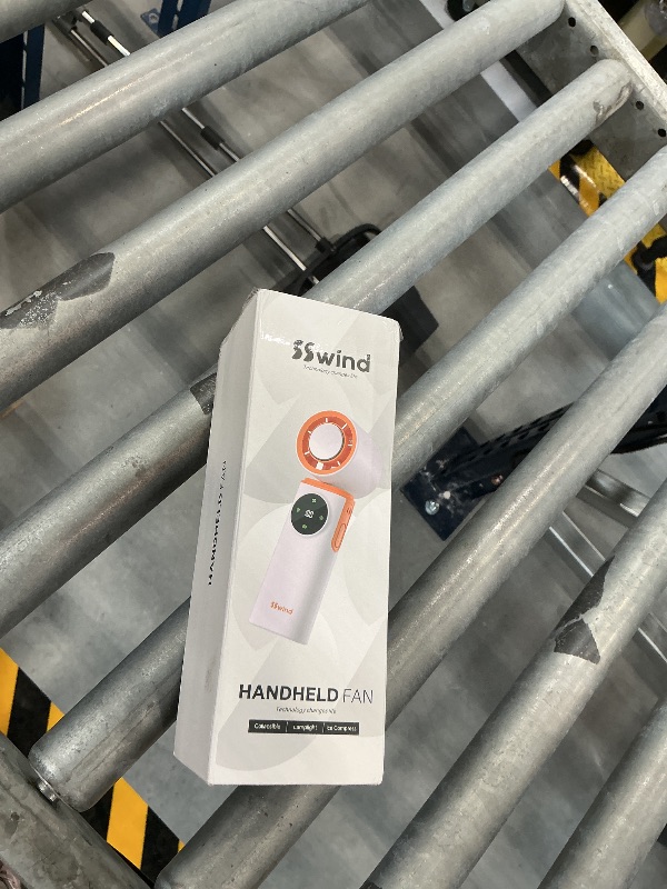Photo 1 of SSWind Portable Handheld Fan with Ice Cooling, 6000mAh, Stepless Speed