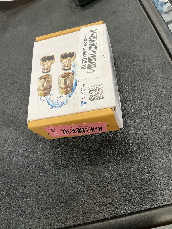 Photo 1 of HQMPC Solid Brass Garden Hose Quick Connect Set, 3/4 Inch GHT