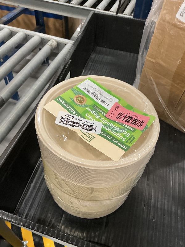 Photo 1 of Homestockplus 24 Oz Disposable Bowls, 100 Pack