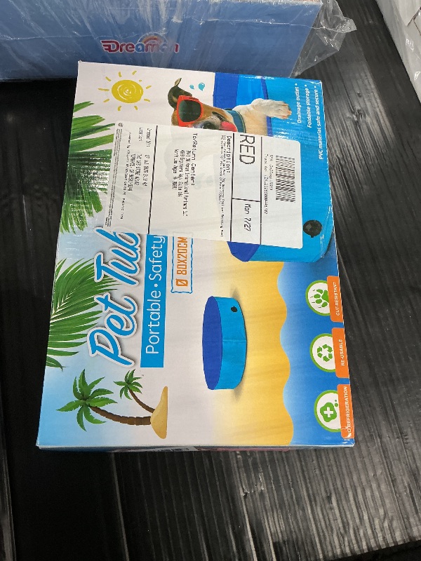 Photo 1 of TMbsfatn Foldable Pet Pool, 32x8in