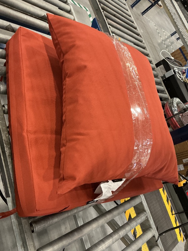 View 2 of Outdoor Rust 2-Piece Premium Deep Seat Cushion Set (Cushions Only)