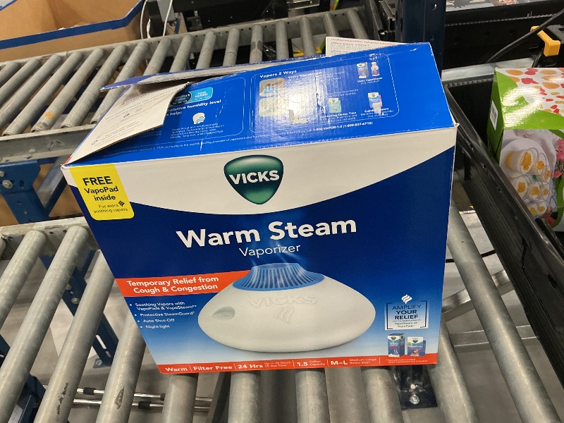 Photo 1 of Vicks Warm Steam Vaporizer & Humidifier
