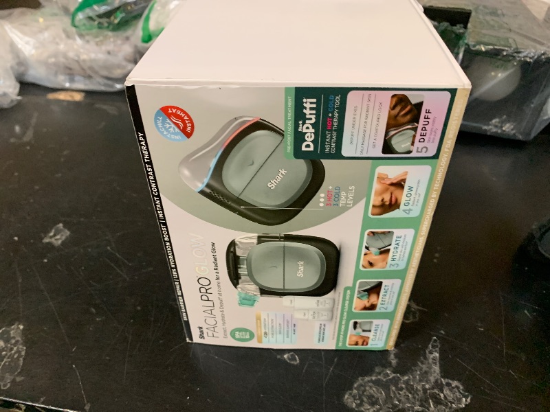 Photo 1 of Shark FacialPro Glow + DePuffi 2-in-1 Facial & Contrast Therapy, FH320BK