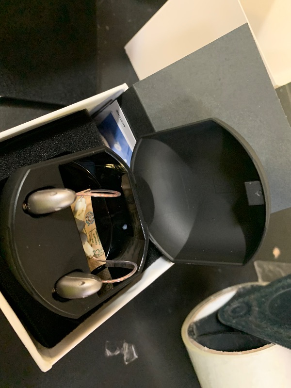 Photo 1 of AUSTONE Rechargeable Bluetooth Hearing Aids - Black