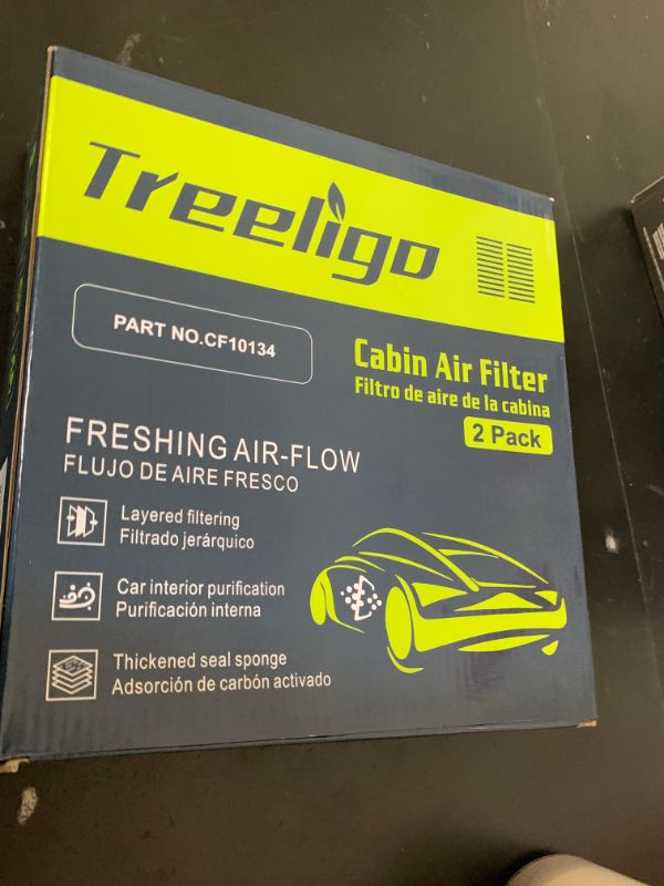 Photo 1 of Treeligo 2-Pack Cabin Air Filter CF10134