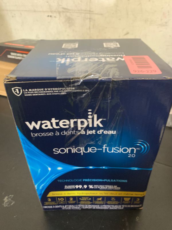 Photo 1 of Waterpik Sonic-Fusion 2.0 Flossing Electric Toothbrush, White