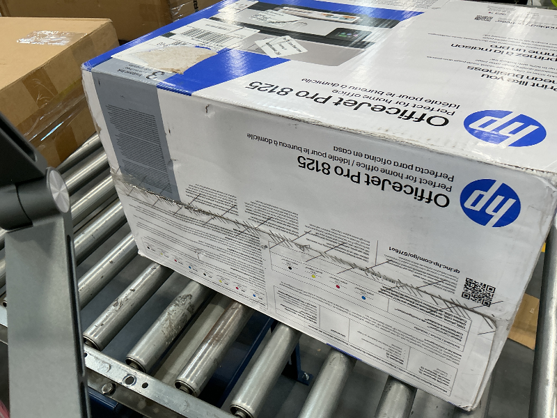 View 2 of HP OfficeJet Pro 8125 Wireless All-in-One Color Inkjet Printer, Print, Scan, Copy, ADF, Duplex Printing Best-for-Home Office, 3 Month Trial of Instant Ink Included, AI-Capable (C2VJ4A)