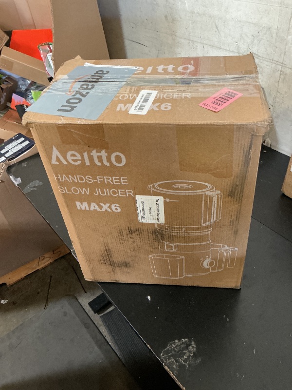Photo 1 of Aeitto Cold Press Juicer for Whole Fruits - Black