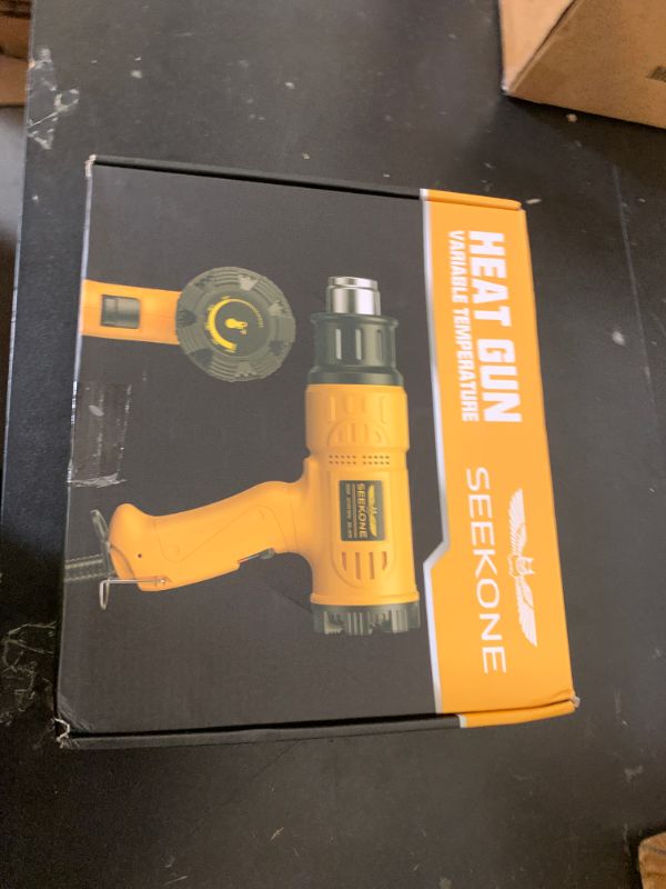 Photo 1 of SEEKONE 1800W Heat Gun Variable Temp 122°-1202°F