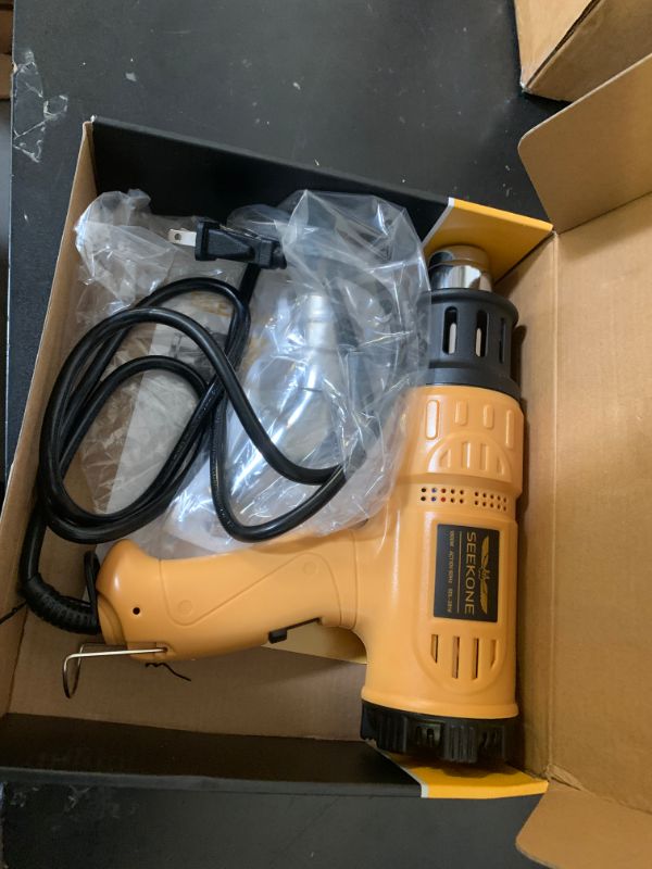 Photo 1 of SEEKONE 1800W Heat Gun Variable Temp 122°-1202°F