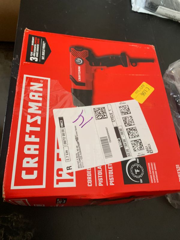 Photo 1 of CRAFTSMAN CMEE531 Heat Gun, 1500 Watt, Variable Heat 120-1200°FLPNGSAG8134202