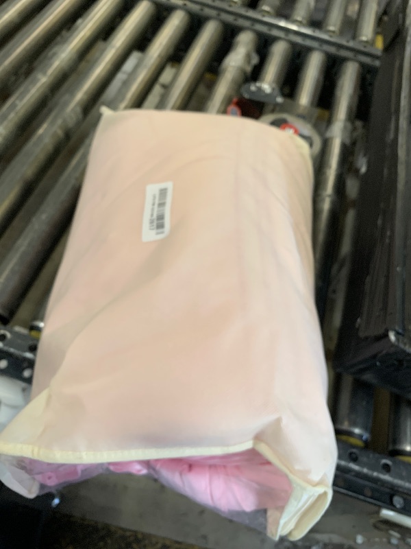 Photo 1 of Htper 4-Panel Pink Ceiling Drapes, 5x20ft Polyester