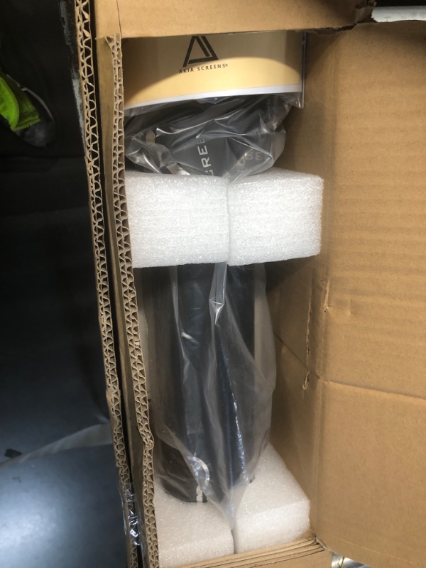 View 2 of ***TRUCK/TRAILER PICKUP ONLY***Akia Screens 125-Inch Motorized Projector Screen, 16:9, Electric Drop Down with Remote, Wall or Ceiling Mount, 4K/8K Ready, AK-MOTORIZE125H2.