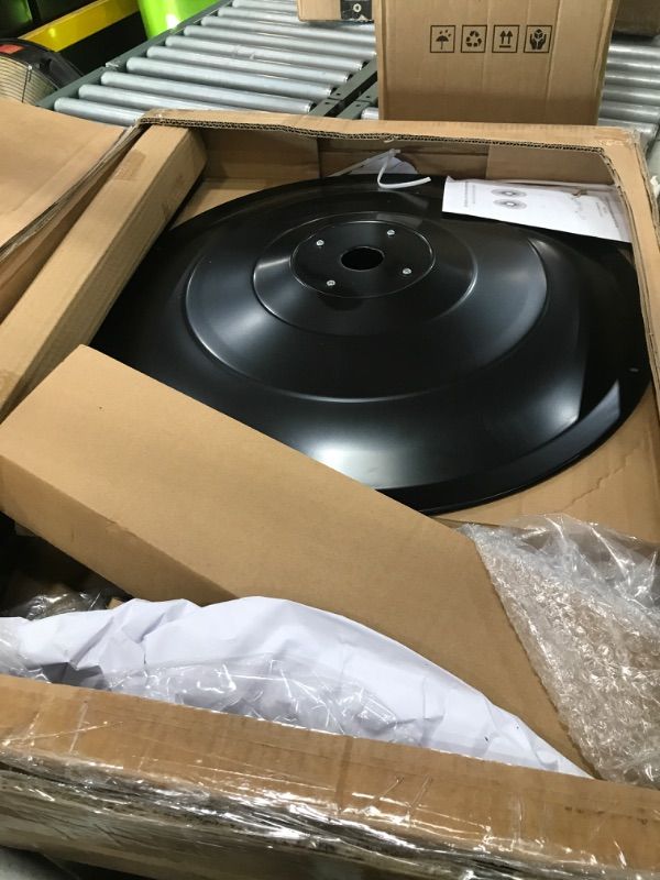 View 5 of *** PARTS ONLY *** FANNIVERSE 18" DC Motor Pedestal Fan, 4900 CFM, Oscillating, Remote, Black