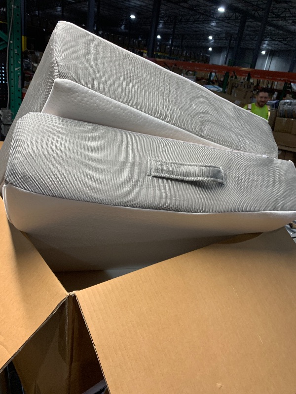 View 2 of ***STOCK PHOTO FOR REFERENCE *** ***MISSING PARTSset of 3 ***Patio Chair Cushions, Outdoor Chair Cushions Cushions for Patio Furniture, Outdoors Seat Cushions with Handle and Ties, Light Khaki