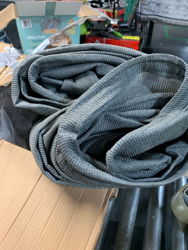 View 2 of ***STOCK PHOTO FOR REFERENCE***ShadeMart Heavy Duty 16' x 18' Grey Sun Shade Rectangle Shade Sail, Super Ring Canopy Awning Shades for Patio Carport Yard UV Blockage Commercial Grade 260 GSM, We Custom Size