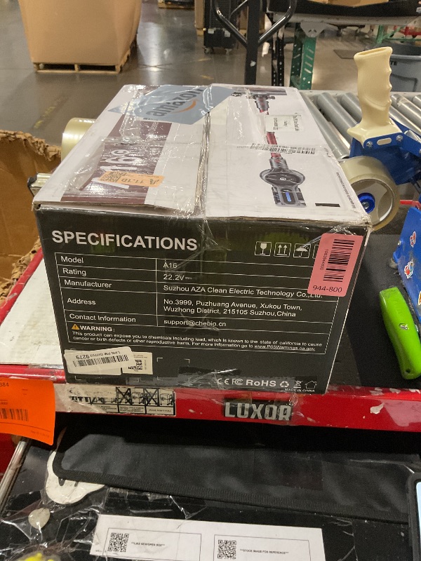 View 2 of ***MINOR DAMAGE***
CHEBIO Lightweight Cordless Vacuum Cleaner (Red)