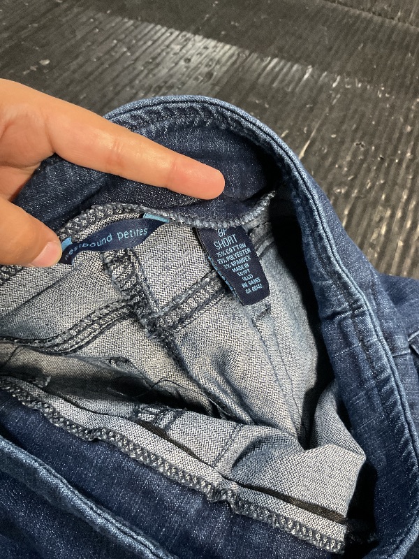 View 4 of ***STOCK IMAGE FOR REFERENCE***
Westbound Petites Women's Pull-On Mid Rise Stretchy Knit Jegging, Dark Wash, 8P Short