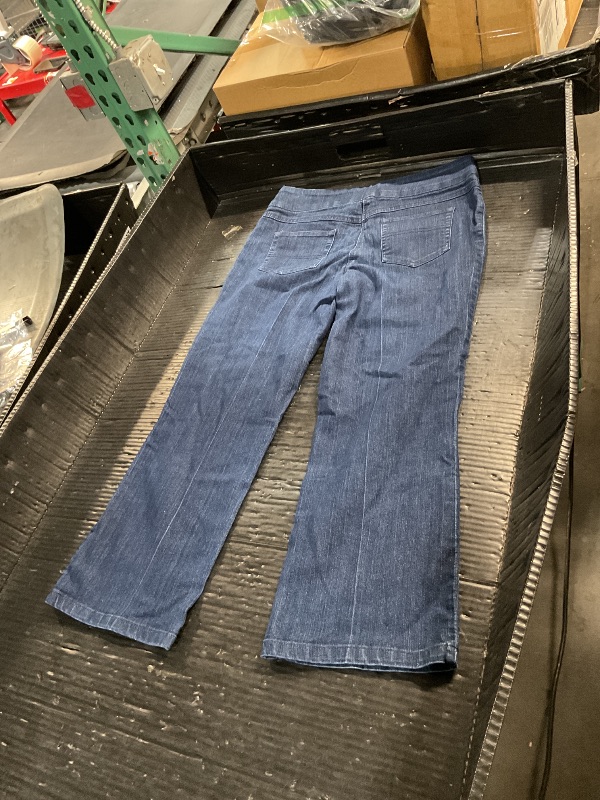 View 3 of ***STOCK IMAGE FOR REFERENCE***
Westbound Petites Women's Pull-On Mid Rise Stretchy Knit Jegging, Dark Wash, 8P Short