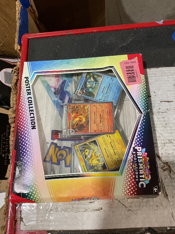 View 2 of ** used, packets are open **
Pokemon TCG Scarlet & Violet Prismatic Evolutions Poster Collection