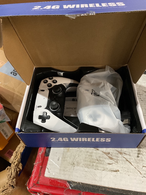 View 3 of ***STOCK IMAGE FOR REFERENCE***
Retro Gaming Console Plug & Play Game Console for TV, 20001 Games-White, 4K HD HDMI Video Console, Dual 2.4G Wireless Controllers, Emulator Stick to Upgrade Nostalgia