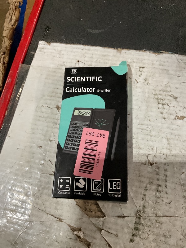 View 2 of ***pad does not erase**iPepul Scientific Calculator with Notepad - Black