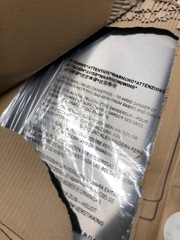 View 3 of ***DENTED***
EKO Mirage-T 50 Liter / 13.2 Gallon Touchless Rectangular Motion Sensor Trash Can or Recycling Bin, Brushed Stainless Steel Finish