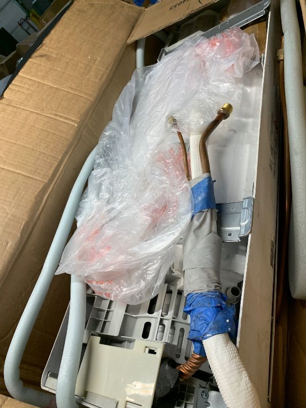 View 4 of ***PARTIAL SET, ONE UNIT***UNKOWN IF MISSING PIECES*****18000 BTU Mini Split Air Conditioner & Heater, 19 SEER2 230V Energy Saving Ductless AC Unit Cools Rooms up to 1250 Sq. Ft with Heat Pump & Installation Kit