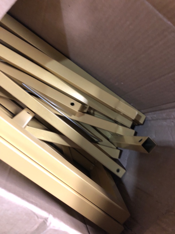 View 2 of ***MISSING PARTS***OGEMXU 8.2FT Square Backdrop Stand, Gold
