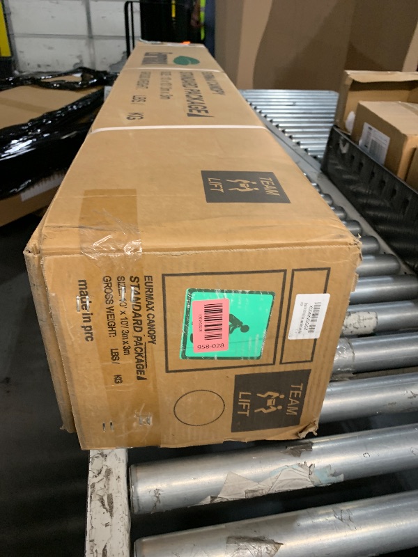 View 2 of ***FACTORY SEALED - OPENED FOR INSPECTION***Eurmax 10x10 Pop Up Canopy Tent with Awning and Sidewalls