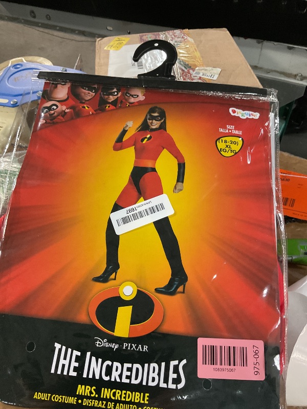View 2 of ***MISSING MASK AND BELT***

Disguise Women's Incredible 2 Mrs. Incredible Costume - Red, XL