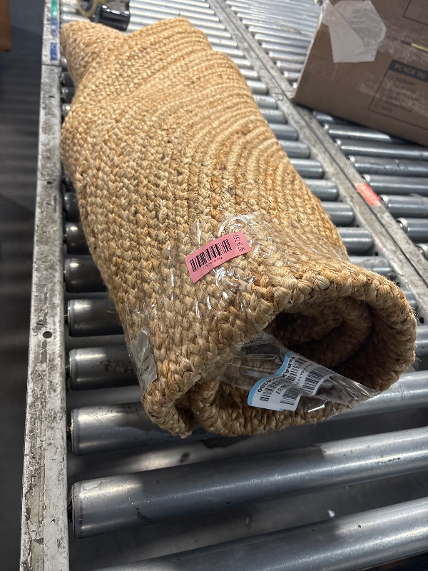 View 2 of ***SIZE UNKNOWN***Craft Trade Round Braided Jute Area Rug, Natural Fiber, 5ft