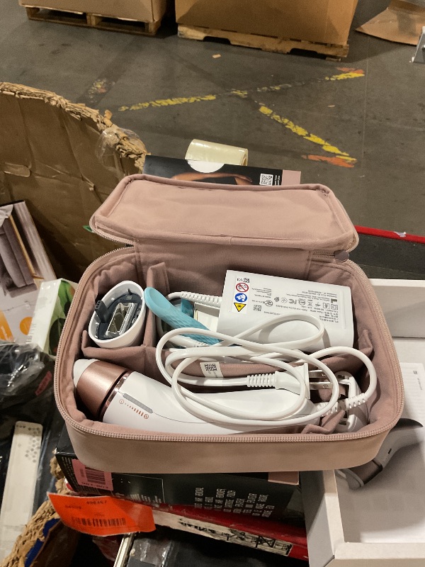 View 4 of ***NON-FUNCTIONAL***FOR PARTS***
Braun Skin i-Expert Smart IPL PL7219 at Home Laser Hair Removal for Women and Men with App, Premium Pouch, Venus Razor, 2 Smart Heads, Facial Trimmer