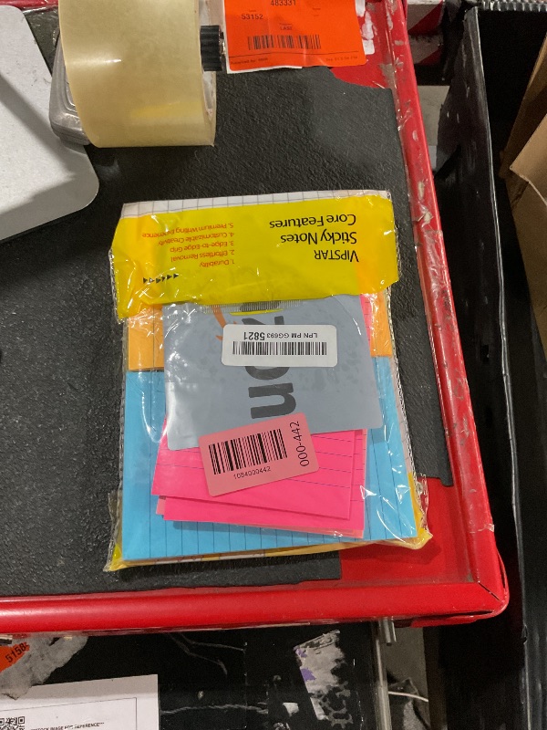 View 2 of (15 Pads) VIPSTAR Lined Sticky Notes 4x6 in