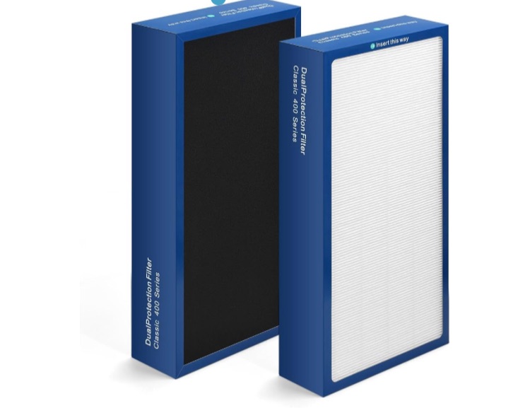 Photo 1 of [Upgraded] Uaswpart Classic 400 Series Dualprotection Filter Compatible with Blueair Classic 400 Series Air Purifier Filter for Models 402 403 405 410 450E 455EB 480i,