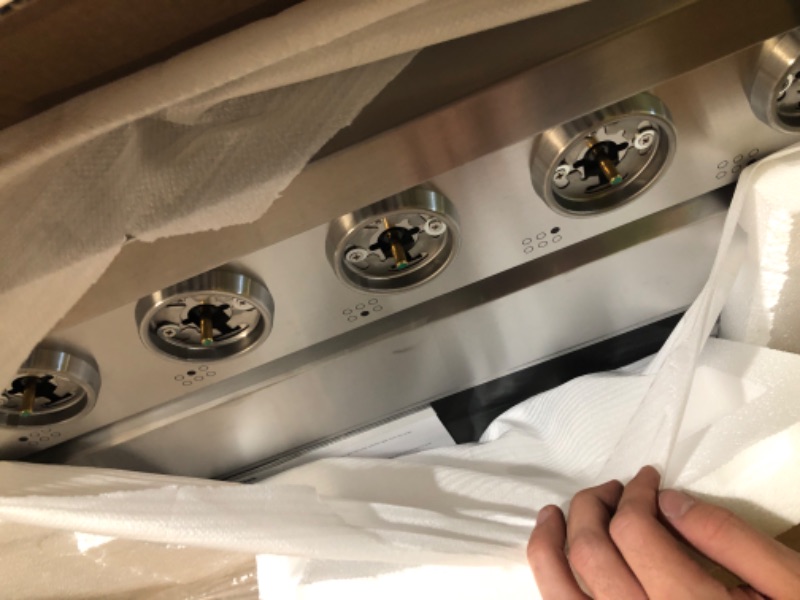 Photo 1 of *** TRAILER/TRUCK PICKUP ONLY ***
AAOBOSI 36 Inch Front Control Gas Range Oven with 6 Cooktop Burners, 6 Cu. Ft 78000 BTU Convection and Self Clean, Freestanding Heavy Duty Gas Range Stove with Halogen Light,Large Capacity