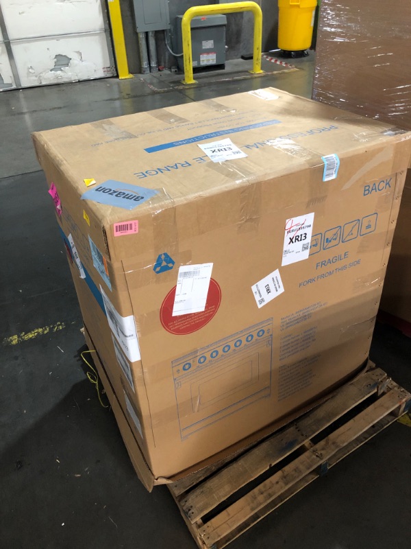 Photo 1 of *** TRAILER/TRUCK PICKUP ONLY ***
AAOBOSI 36 Inch Front Control Gas Range Oven with 6 Cooktop Burners, 6 Cu. Ft 78000 BTU Convection and Self Clean, Freestanding Heavy Duty Gas Range Stove with Halogen Light,Large Capacity